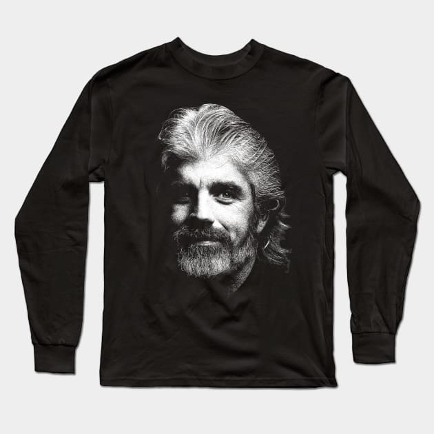 Retro Michael McDonald Long Sleeve T-Shirt by GekNdangSugih